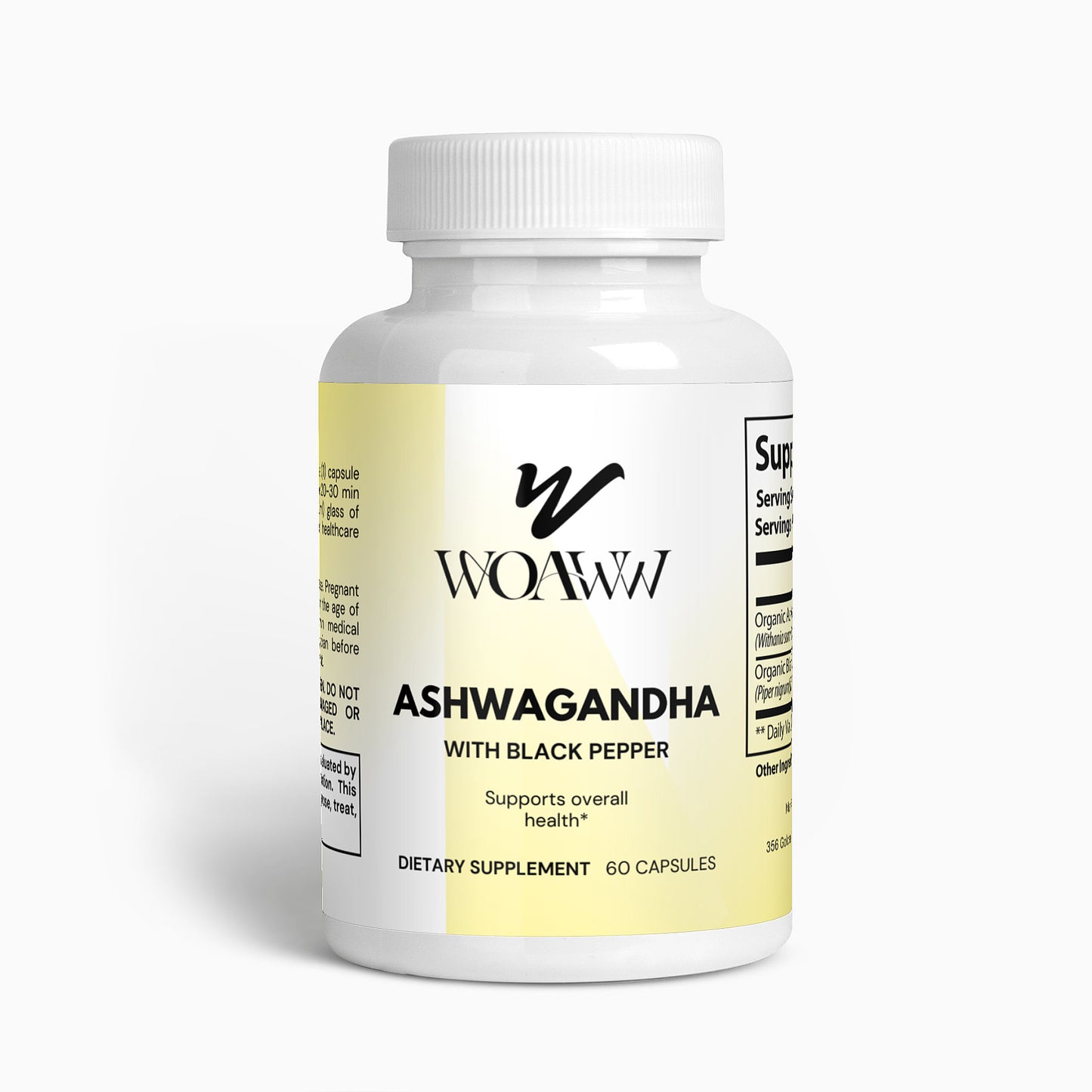 Organic Ashwagandha with Black Pepper