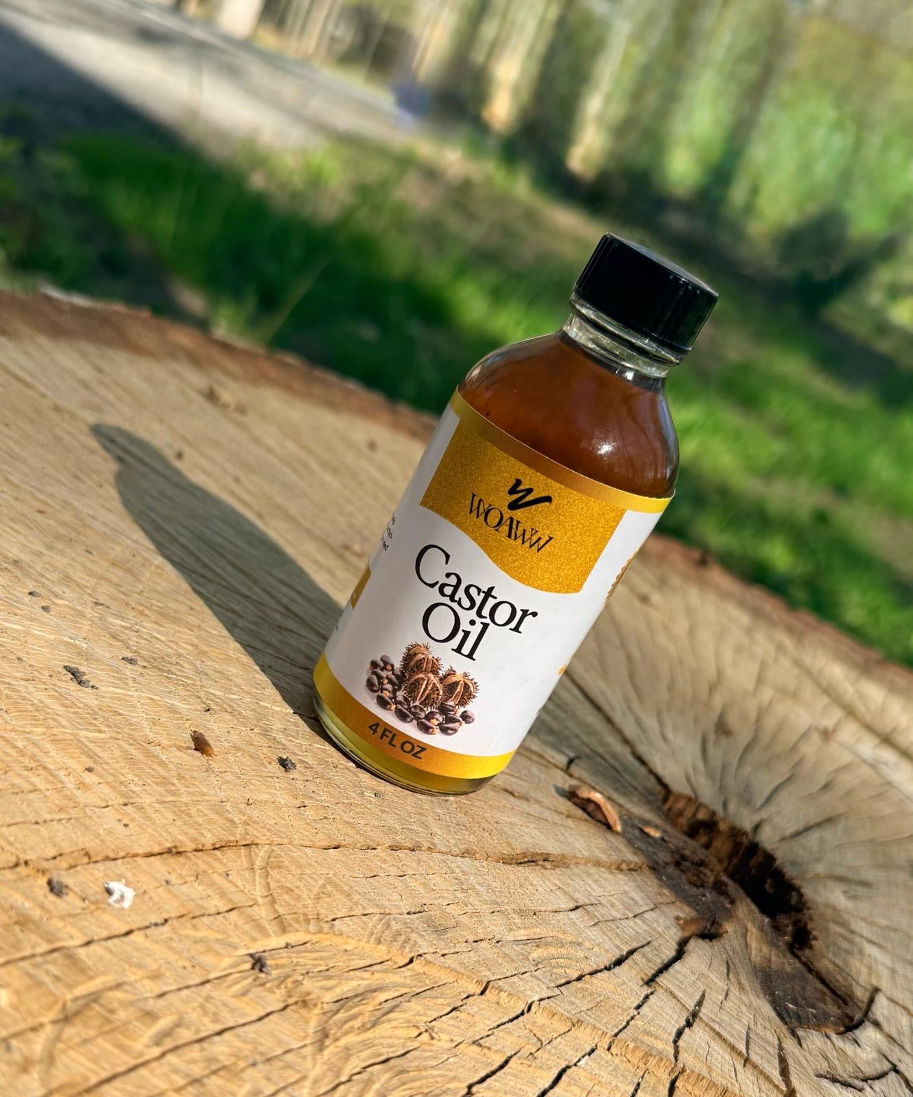 100% Pure Castor Oil – Natural Hair Growth, Thick Brows & Deep Skin Care