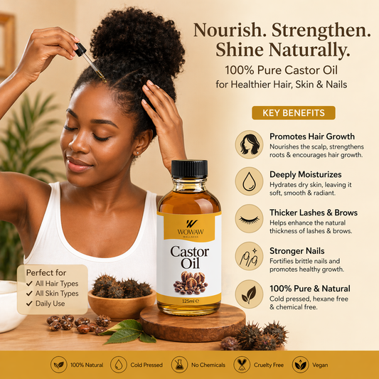 WOWAW 100% Pure Castor Oil