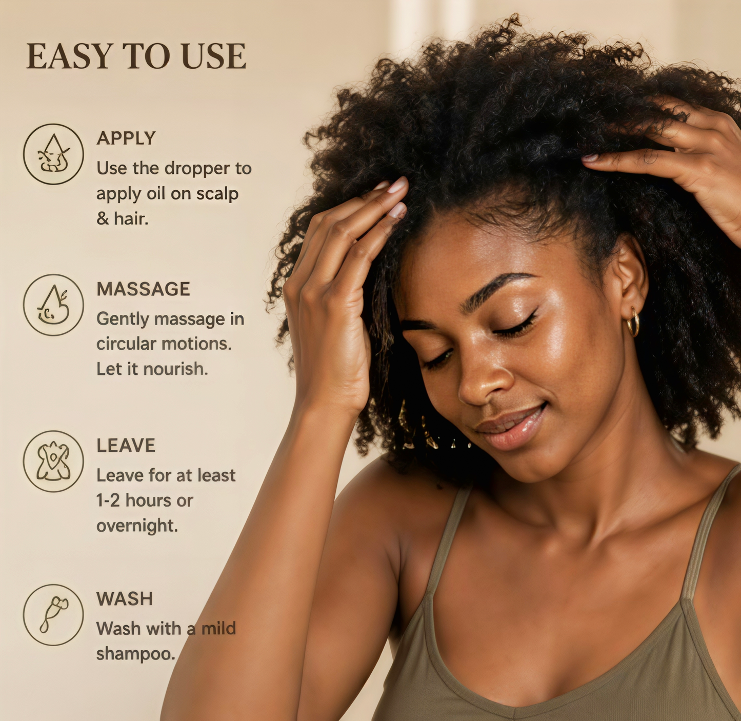 Woaww Herbals Infused Hair Growth Strengthening Oil – 100% Natural Formula for All Hair Types