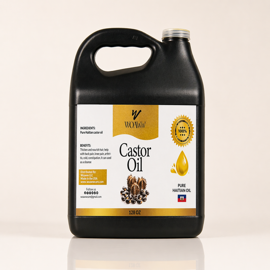 128 OZ Castor Oil Gallon – 100% Pure Cold-Pressed Bulk Size for Hair, Skin & Wellness